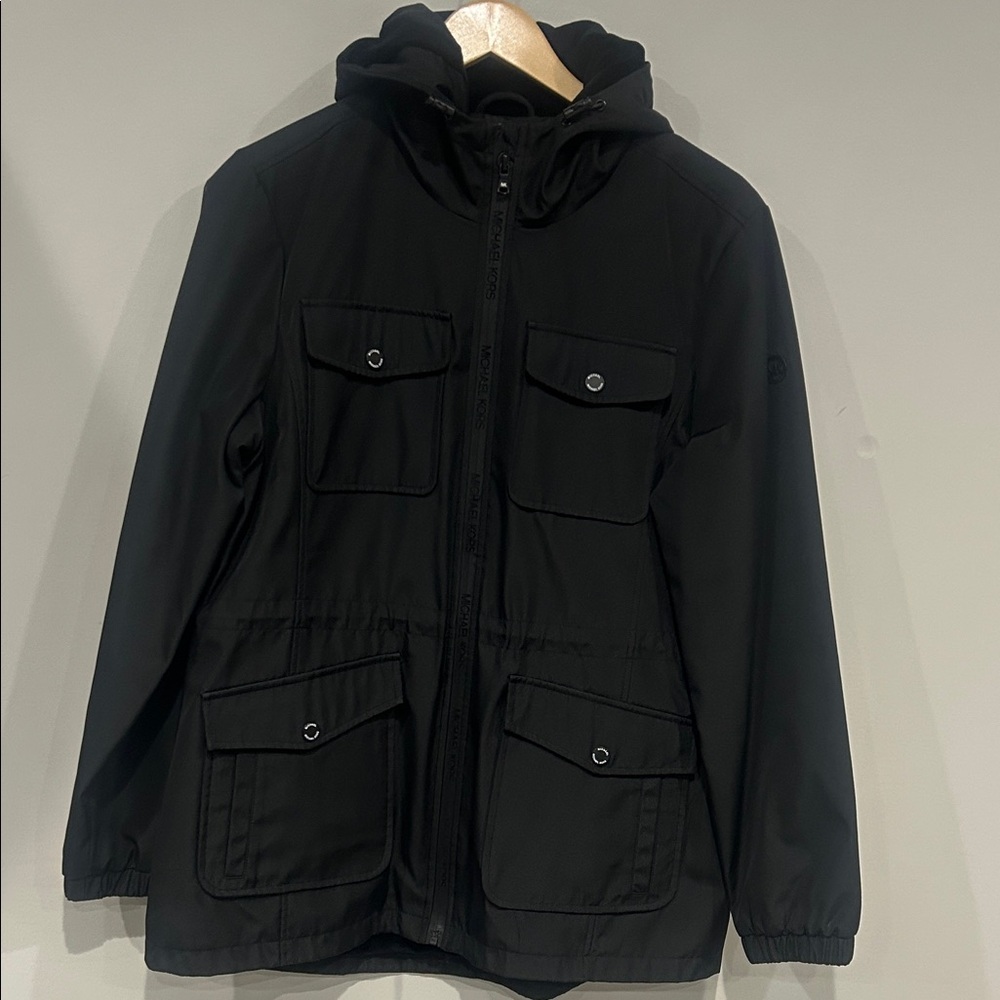 Michael Kors Black Hooded Jacket